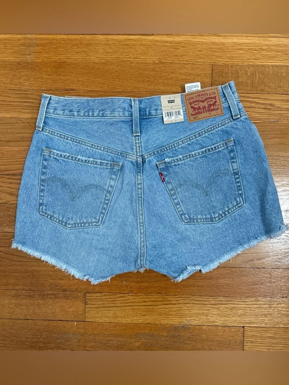 Levi's Light Blue 501 Denim Cutoff Shorts - Women's - Picture 2 of 2